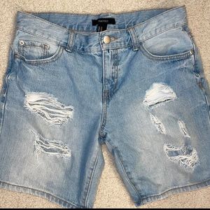 Mom/Bermuda denim shorts